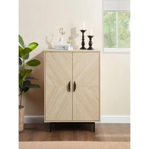 Modern Farmhouse Sideboard Buffet Cabinet with Storage with Doors, Barn Doors Buffet Cabinet with Storage, Wood Coffee Bar Cabinet with Adjustable Shelf for Kitchen Living Room