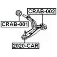 thumbnail image 2 of Febest FRONT BUSHING, FRONT CONTROL ARM # CRAB-002 OEM 4684120, 2 of 2