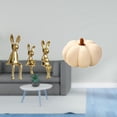 thumbnail image 2 of Figura decorativa de calabaza, escultura, estatua sentada, adorno, juguete, cerámica electrochapada, material suave, adecuado para oficinas, dormitori, 2 of 8