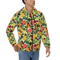 thumbnail image 4 of Zip Up Hoodies for Men - Berries And Citrus Long Sleeve Comfrt Men'S Fashion Hoodies & Sweatshirts, Jackets for Men Hoodies Pullover Clothing Clothes with Pouch, 4 of 5