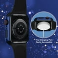 thumbnail image 5 of CAVN Hard PC Case Compatible with Apple Watch Series 7 45mm with Built in 9H Tempered Glass Screen Protector, Full Cover Bumper Case 5 Pack, 5 of 11