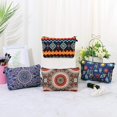 thumbnail image 5 of ZHAOCHENG 18*13.5*22cm, Bolsa de Maquillaje, Bolsa de Maquillaje Pequeña para Mujer de 4 Piezas, Estuche para Lápices con Bolsa de Cosméticos con Cremallera, Bolsas de Maquillaje de Lona Impresas y Bo, 5 of 5