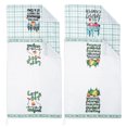 thumbnail image 3 of 4Pcs Camping Kitchen Towels,Kitchen Dish Cloths 24x16in Absorbent Kitchen Dish Cloths Decorative Kitchen Dish Towels Microfiber Funny Sayings Kitchen Rug for Home Bathroom Housewarming Gifts, 3 of 10