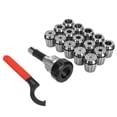 thumbnail image 2 of Er40 Collet  R8-er40 Collet Set  R8 Shank Er40 Collet Chuck  Er40 Collet Chuck  R8-er40 Collet Holder R8-ER40 Collet Set R8 Shank Collet Chuck Holder   15Pcs ER40 Collets For, 2 of 8