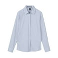 thumbnail image 4 of Devon & Jones DG537W Women's CrownLux Performance Microstripe Dress Shirt-Navy/ White-XL, 4 of 6