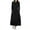 Black, variant on Kmdttou Women's Summer Fashion Round Neck Loose Long Sleeve Solid Mid-Calf Dress Long Dress,Fashionable Casual Dresses for Women 2025