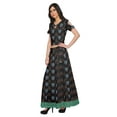 thumbnail image 3 of Moomaya Two Piece Maxi Skirt And Crop Top Printed Cotton Ethnic Set For Girls, 3 of 6