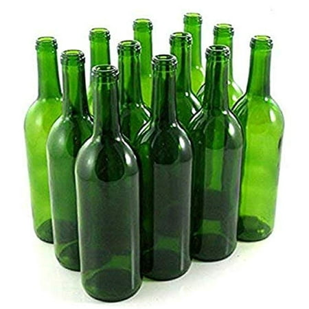 

Green Wine Bottles 750 ml Capacity (Pack of 12)
