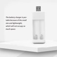 thumbnail image 1 of 2 Slots Battery Charger AA AAA 3 1 2 5 USB Rechargeable Battery Charging Adapter Portable Plastic Charger, 1 of 1