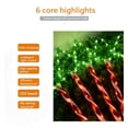 thumbnail image 5 of 5 Pcs/Set Solar Christmas Tree Floor Lamp Outdoor Decoration, Multi Modes Waterproof LED Candy Lights Holiday Decor For Walkway Yard Lawn Porch, 5 of 5