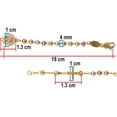 thumbnail image 2 of Chapa de Oro Horoz Misterio Florentino 20cm, 2 of 4