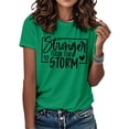 thumbnail image 2 of Ankishi Funny Tshirts for Women Stronger Than The Storm Summer Graphic Tees Casual Crew Neck Tops Short Sleeve for Travel Dating, 2 of 7
