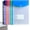 Mix,Vertical 6pcs, variant on 11-Hole Expanding File Pockets Assorted Colors, Transparent Binder Organizer, Universal Sheet Protectors for School Home Office (Mix,Vertical 6pcs)