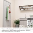 thumbnail image 5 of Aokeyee over the Door Hanger Folding Clothes Drying Rack, Hanging Coat Rack for Indoor Laundry Room Foldable Portable Clothing Hanger Hook 2 Pack, 5 of 7
