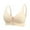 Beige, variant on Women's Seamless Front Zipper Large Stretch Fixed Cup Lift Plus Size Bra Without Underwire Sports Bra with Support Women's Sports Bras Women Sports Bra High Support Large Bras for Women Support Sports