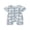 Blue, variant on BemeyourBBs Western Baby Spring Summer Fall Clothes Newborn Baby Boy Girl Cowboy Cowgirl Outfit Romper Horse Print Short Sleeve Zip-up Full Length Jumpsuit