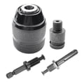 thumbnail image 1 of Adaptador de portabrocas para taladro de metal con rosca 3/8-24UNF de 0,8 mm a 10 mm, apto para taladro manual, martillo eléctrico y taladro percutor eléctrico., 1 of 4
