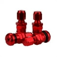 thumbnail image 1 of EGNMCR 4 Pcs Ensemble de Valves de Pneus de Voiture en Aluminium Tubeless avec Capuchons Valve, 1 of 3