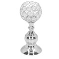 thumbnail image 2 of Candle Holder, Electroplating Process Elegant Style Tall Candle Holder Wide Applicability  For Store For Party For Bedroom Silver, 2 of 8
