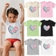 thumbnail image 5 of Gibobby Blusas Elegantes Para Niñas Camiseta para niña pequeña, camisetas de manga corta con estampado , camisetas de talla 100 a 160, camisetas de uso diario （Negro， 13-14 Años), 5 of 5