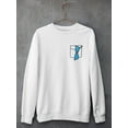 thumbnail image 3 of Shirt Pocket With Glasses Sweatshirt Men -Image by Shutterstock, Male XX-Large, 3 of 4