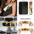thumbnail image 5 of KUIFORTI Sunflower Car Seat Covers Full Set Cute Hummingbird Steering Wheel Covers, Cup Coaster, Safety Belt Cover Pad, Chapstick Holder, Automotive Vehicle Garbage Cans, 5 of 7