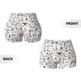 thumbnail image 5 of Picia Cute Cat Printed Workout Shorts for Women Seamless Scrunch Butt Lifting High Waisted Yoga Gym Booty Running Moisture-wicking Short Pants-Large, 5 of 9