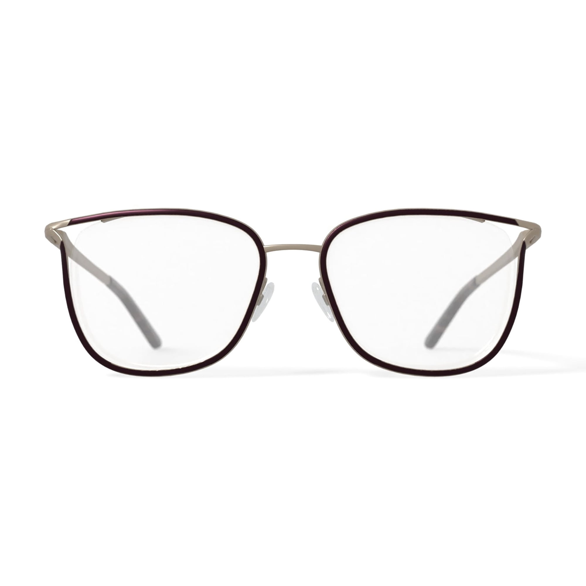 Oscar Women's OSL752 Prescription Eyeglasses with Case, Brown