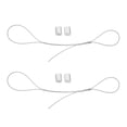 thumbnail image 1 of DEEPCRAFF 2Pcs Steel Wire Basketball Net Threading Cord Replacement for Outdoor Indoor Basketball Hoop, 1 of 8