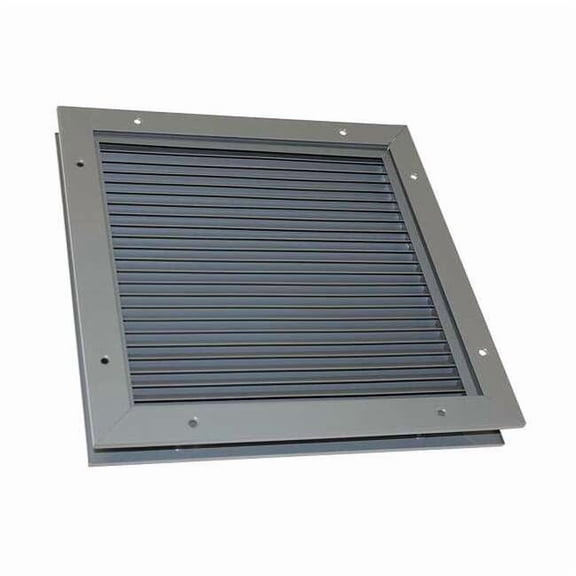 DAYTON 6WRJ9 Door Louver,22-1/8 H,22-1/4 W,Steel