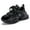 Black, variant on Walking Shoes for Women Fashion Sneakers Slip on Platform Tennis Shoes