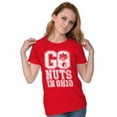 thumbnail image 3 of OH Ohio Pride Locals Go Nuts Funny Womens Fitted Plus Size Graphic Tee Brisco Brands 2X, 3 of 5