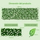 thumbnail image 3 of Costway Panel Artificial Expandible para Privacidad Panel Decorativo de Seto Falso con Flores Blancas para Balcón Jardín Patio 125,5 x 33,5 cm Verde, 3 of 9