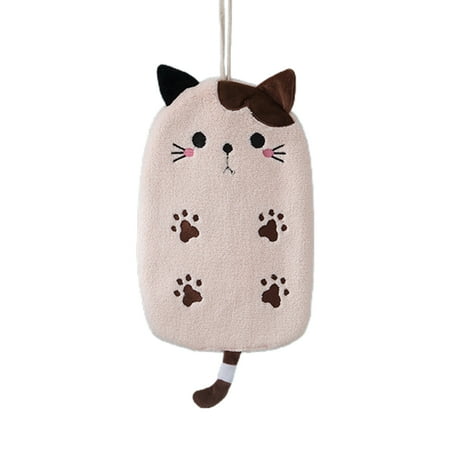 

Stylish Fast Drying Mini for Cat Embroidery Kitchen/Bathroom Hanging Hand Towels