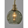 thumbnail image 4 of Smoked Glass Floor Lamp - Brass, 4 of 5