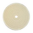 thumbnail image 1 of (Price/Each)Aes Industries K-154 Cotton Buff Wheel - 4", 1 of 1