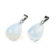 thumbnail image 4 of Opalite Stone Pendants with Platinum Plated Iron Findings teardrop 20~23x12~13mm Hole: 6x2.5mm, 4 of 4