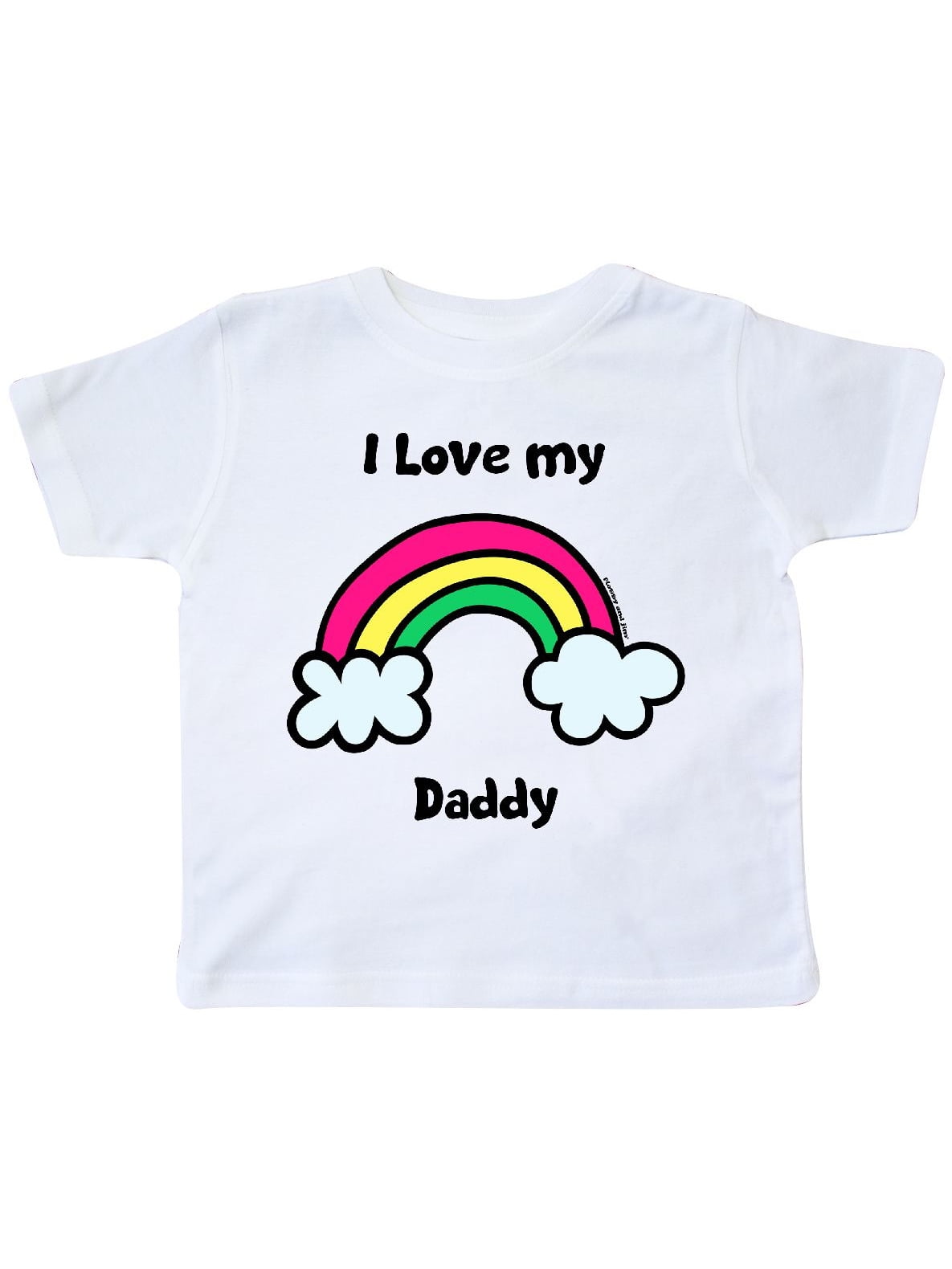 Inktastic I Love my Daddy Gift Toddler Boy or Toddler Girl TShirt
