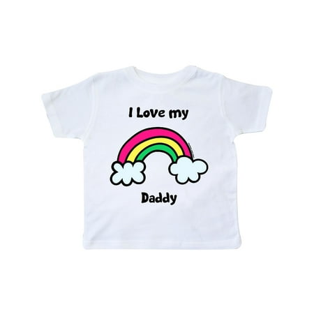 

Inktastic I Love my Daddy Gift Toddler Boy or Toddler Girl T-Shirt