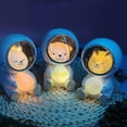 thumbnail image 3 of Creativo lindo Galaxy Guardian mascota astronauta USB luz nocturna personalidad dormitorio decoración luces estrella luz niños juguetes regalo de cumpleaños (gato), 3 of 3