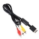 thumbnail image 2 of Seitruly 1.8M AV to RCA Audio Cable Triple Thick Controllers Wire Composite Line Copper PS2 Easy Ultra Leads Installment for TV Type3 NO3, 2 of 5