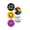 Intersex, variant on 5 Pack - Transgender And Pronoun Pride LGBTQ+ Pinback Buttons - 2.25 Inch