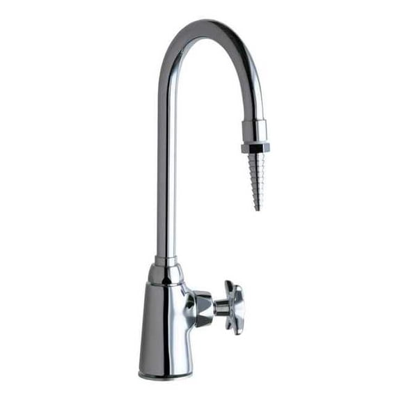 Chicago Faucet Gooseneck,Chrome,Chicago Faucets,1.0gpm 969-CTF