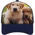 thumbnail image 1 of Cute Golden Retriever Puppy Baseball Cap Classic Golf Cap Soft Dad Hat Multicolor Adjustable Low Profile Hat Unisex, 1 of 6