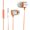 Orange, variant on 3.5mm Wired In-Ear Headphones with Microphone - Compatible with iOS, Android, Smartphones, Laptops, Gaming, MP3 Players Suitable for Work, Study, Fitness, Running