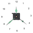 thumbnail image 3 of Clock Movement Mechanism Quartz Clock Battery Operated Silent Seconds Wall Clock Repair Replacement Parts, 3 of 8
