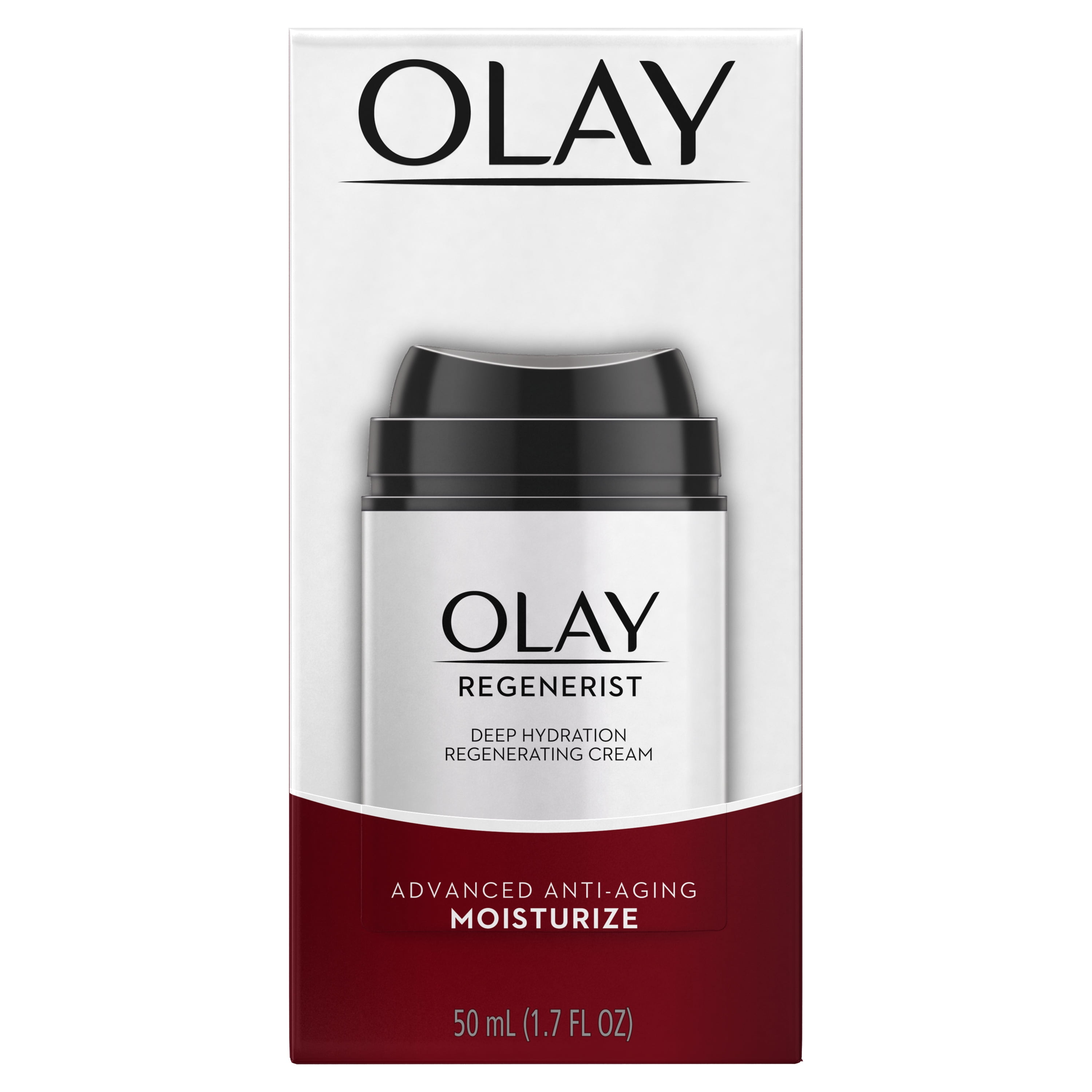 Olay Regenerist Deep Hydration Regenerating Cream Moisturizer 1 7 Fl Oz Walmart Com Walmart Com
