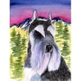 thumbnail image 1 of Carolines Treasures SS8340CHF Schnauzer Drapeau Toile - Taille Maison, 1 of 4