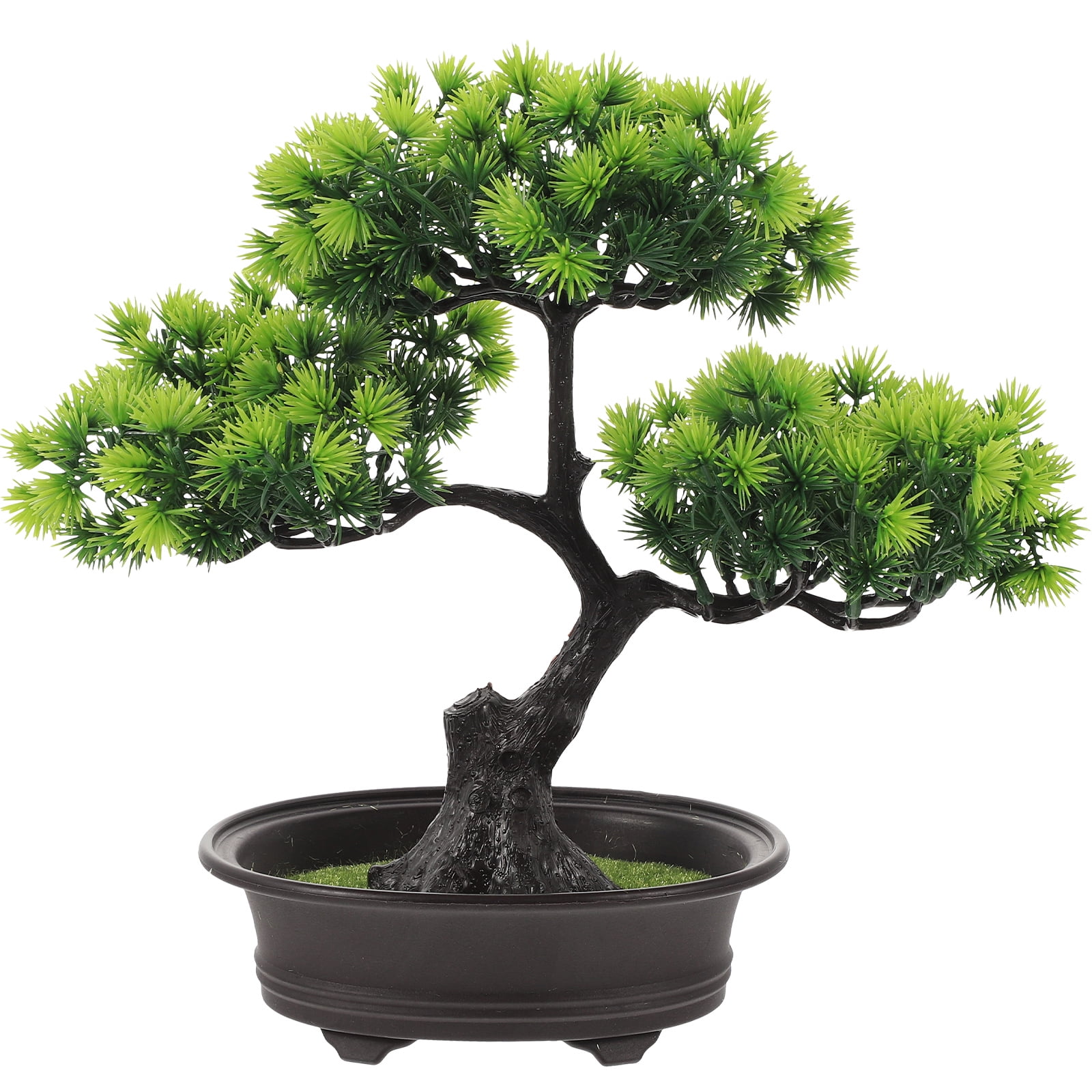 Artificial Bonsai Tree Decor Fake Guest-Greeting Pine Potted Artificial ...