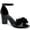 Black, variant on Womens High Heel Sandals Open Toe Ankle Strap Chunky Heel Dress Shoes for Wedding Party